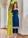 Shakti By Aanchi Vichitra Silk Kurti With Bottom Dupatta 